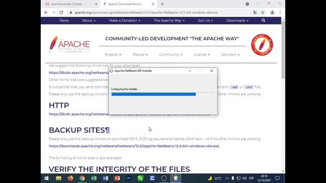 Instalacion Java JDK Development 16.0.2 y Apache Netbeans 12.5 | Programacion en Java смотреть онлайн