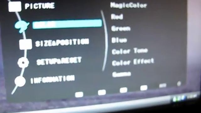 Samsung SyncMaster XL2370 Menu Button Animation смотреть онлайн