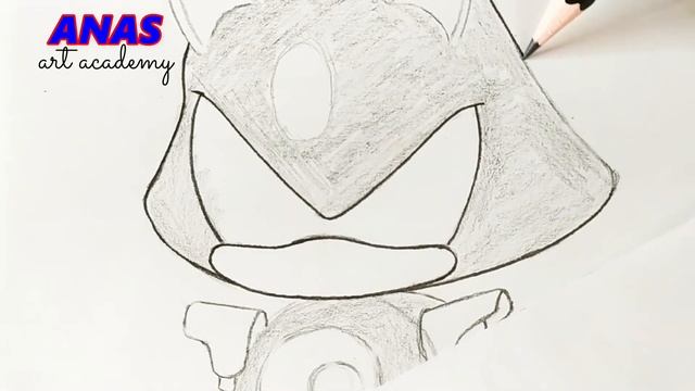 How To Draw Metal Sonic | Sonic 2 Sketch Art Lesson (Step by Step) смотреть онлайн