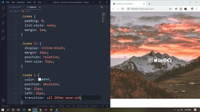Awesome Hover Effect Social Media Buttons Using Only HTML And CSS смотреть онлайн