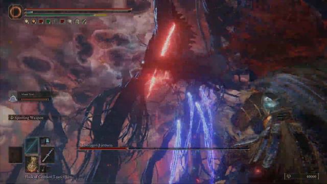 Elden Ring - Powerful spell Magic (Comet Azur) Lichdragon Fortissax Boss Fight (4K60FPS) смотреть онлайн