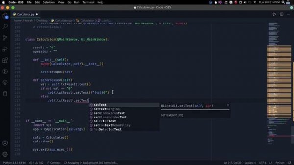 How to create Python GUI Calculator using Qt Designer & PyQt5