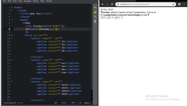 mixing htm and php to create a selection box default/ web user life simple смотреть онлайн