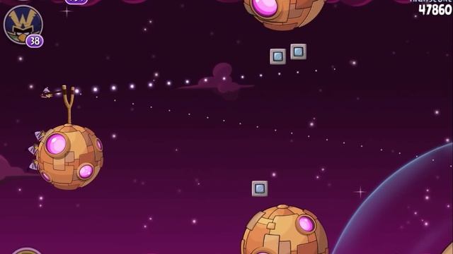 Angry Birds Space Brass Hogs 9-29 Walkthrough 3 Star смотреть онлайн