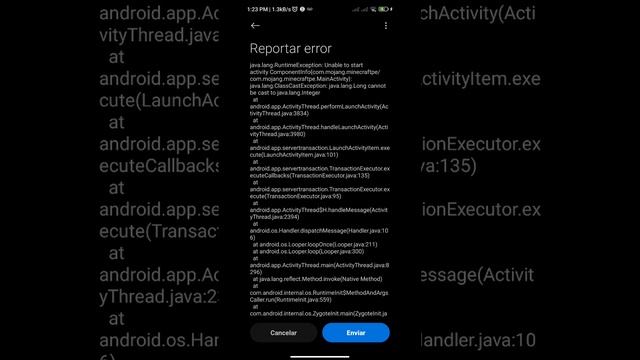 Error al abrir Minecraft-Redmi Note 10 Pro-Miui 14 Android 13 смотреть онлайн
