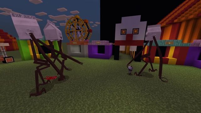 Dark Deception 4 VS Trevor Henderson Creatures [Joy Joy Gang MASCOT MAYHEM] Minecraft PE