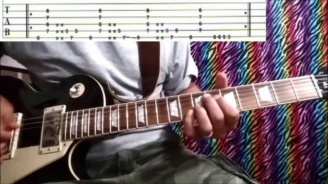 How to Play - "CAN"T STOP THE BLEEDING" w. tabs - Tom Morello guitar lesson смотреть онлайн