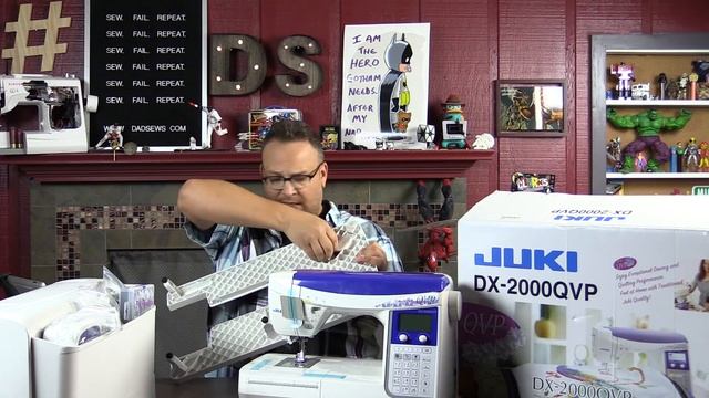 Juki DX-2000 QVP Unboxing by Dad Sews смотреть онлайн