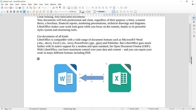 Libreoffice Writer How To Draw Arrow смотреть онлайн