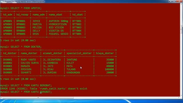 Hasil database SQL menggunakan PHP Triad смотреть онлайн