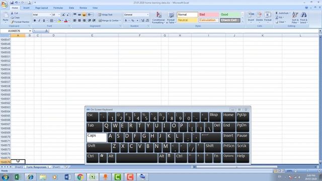 Keyboard Shortcuts in excel || Ctrl + Arrow key смотреть онлайн