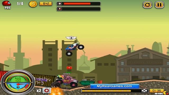 Monster Wheel - Top Monster Truck Game смотреть онлайн