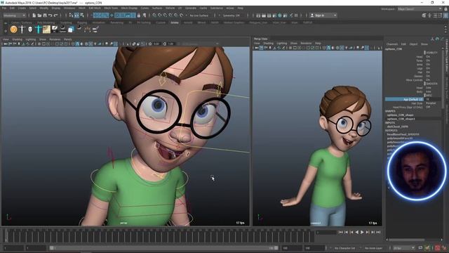 Стрим по Maya #1 - «Анимируем в Maya (Blocking)»
