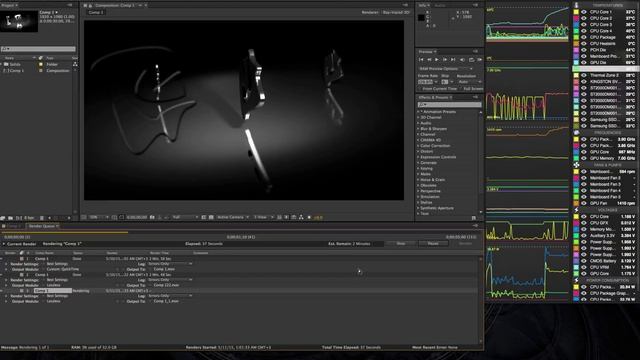 GeForce GTX 780 Ti After Effects CC CUDA Benchmark Test смотреть онлайн