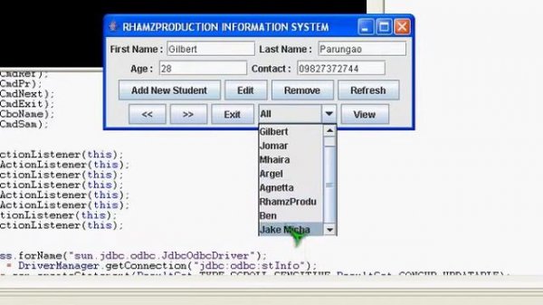 JAVA Information System Demo - RHAMZPRODUCTION