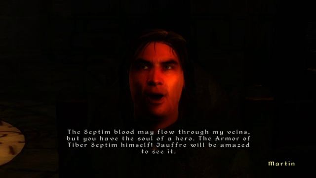 Giving Martin Septim The Armor Of Tiber Septim