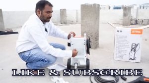 STIHL RE90 high pressure washer by kisan choice l dairy farm l cleaning purpose l