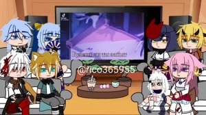 Реакция персонажей из инадзумы на Люмин//1//PAD AKO//