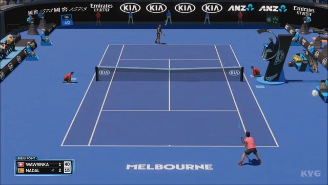AO Tennis 2 - Stan Wawrinka vs Rafael Nadal - Gameplay (PS4 HD) [1080p60FPS] смотреть онлайн