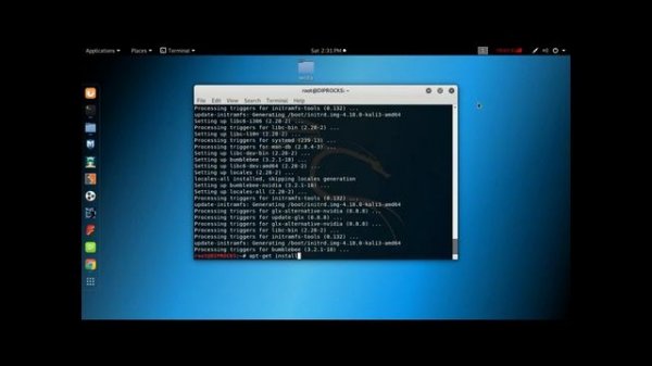 how to install nvidia graphics driver in kali linux