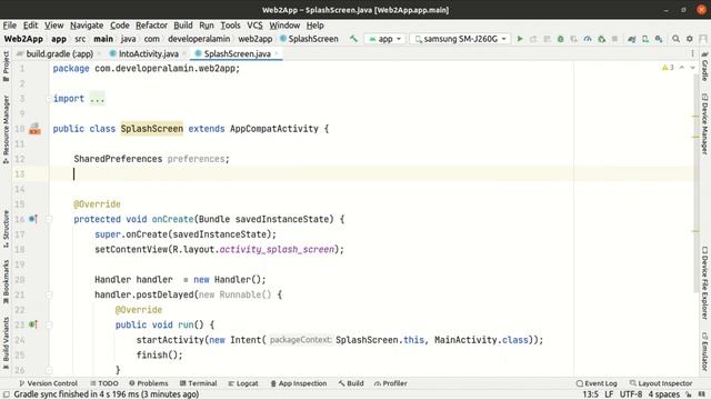 Onboarding screen android studio||onboarding screen android studio java |Android tutorials in Bangl смотреть онлайн