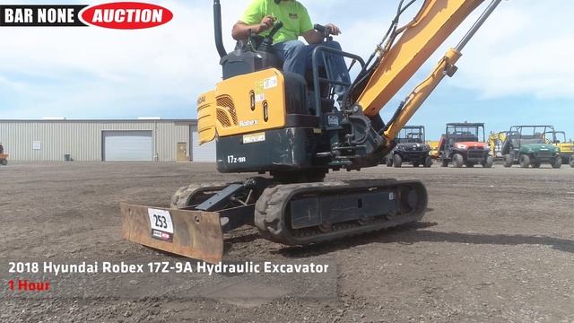 2018 Hyundai Robex 17Z-9A Hydraulic Excavator смотреть онлайн