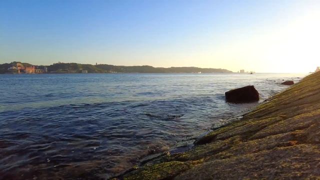 4K LISBON PONTE 25 DE ABRIL BRIDGE SUNSET WALK - Portugal 2021 - [4K 60fps] ASMR смотреть онлайн