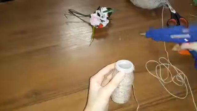 Декоративная вазочка своими руками