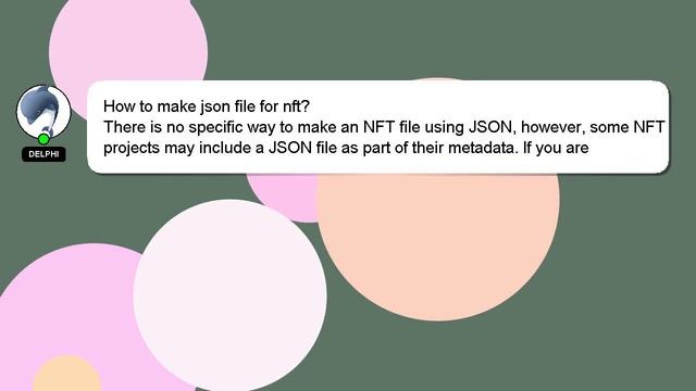 How to make json file for nft? смотреть онлайн