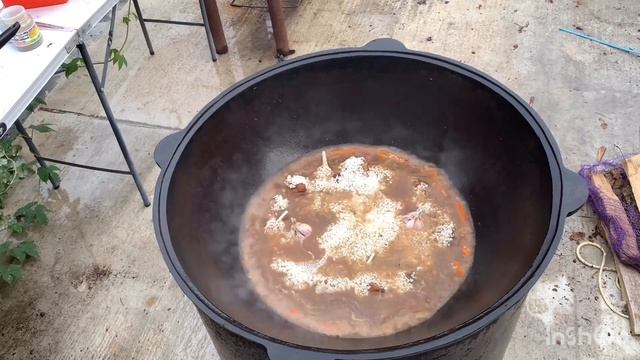 КАК ПРИГОТОВИТЬ ПЛОВ. БОЛЬШОЙ КАЗАН 50 ЛИТРОВ смотреть онлайн