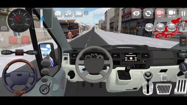 Minibus Simulator Vietnam - Ford Transit Driving! Bus Game Android Gameplay смотреть онлайн