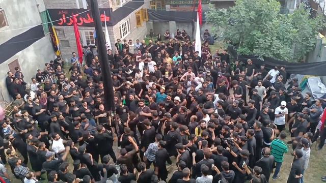 Chand Kadmo se Sakina ne || Matami Sangat Nokar E Zehra || 5th Muharram 2022 Habba Kadal смотреть онлайн