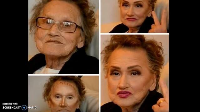 80 летняя бабушка попросила сделать ей макияж. До и После. смотреть онлайн