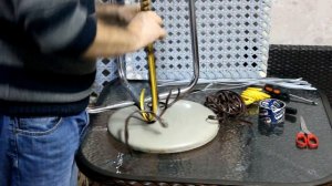 Оплетаем табурет ротангом своими руками