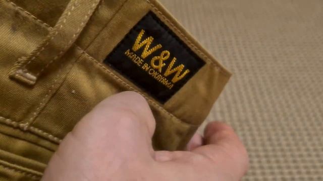 W&W BY DENIMIO WAWHCKBGE ZIP FLY CHINO - КОМФОРТНЫЕ ЯПОНСКИЕ БРЮКИ ЧИНОС смотреть онлайн