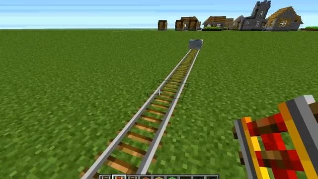 Minecraft: How to make Rails, Powered rails, Detector rails and minecart смотреть онлайн