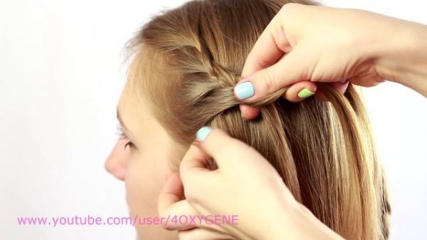 Французские косички в романтическом стиле. French Braids In Romantic Style