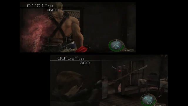 Resident Evil 4 Split Screen 2 players New Glitch смотреть онлайн