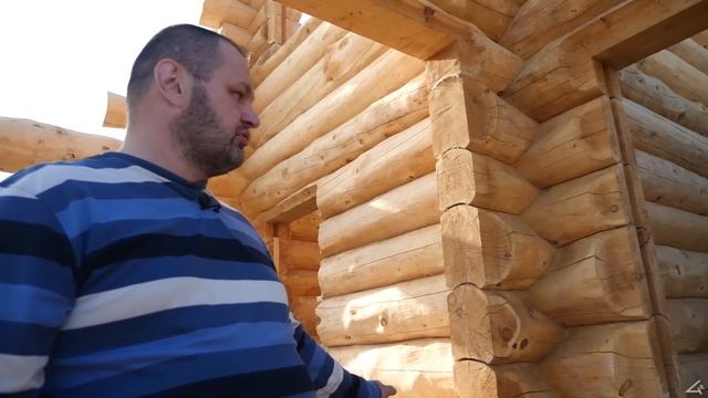 Кедровый сруб в Читу - 2 часть + интервью заказчика смотреть онлайн