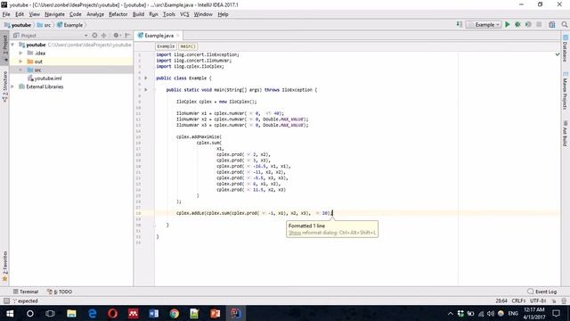 CPLEX & Java 7. Solving problems with a quadratic objective смотреть онлайн