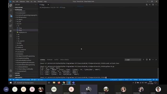 Python ile Dosya İşlemleri : Temeller, CSV, XML ve ZIP (2.5 Saat) смотреть онлайн