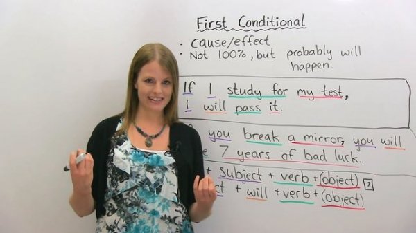 Learn English with Emma: vocabulary, culture, and the first conditional!