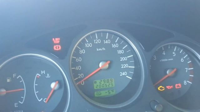 Subaru Forester SG 2.5 XT cold start