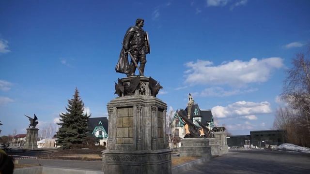 Неоготический замок Гарибальди, с. Хрящевка Самарской области, 08.04.22 г. Автор ролика Меркулова смотреть онлайн