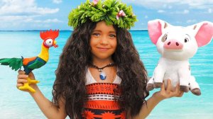 Sofia Became a Princess and Plays with new Doll & Toys