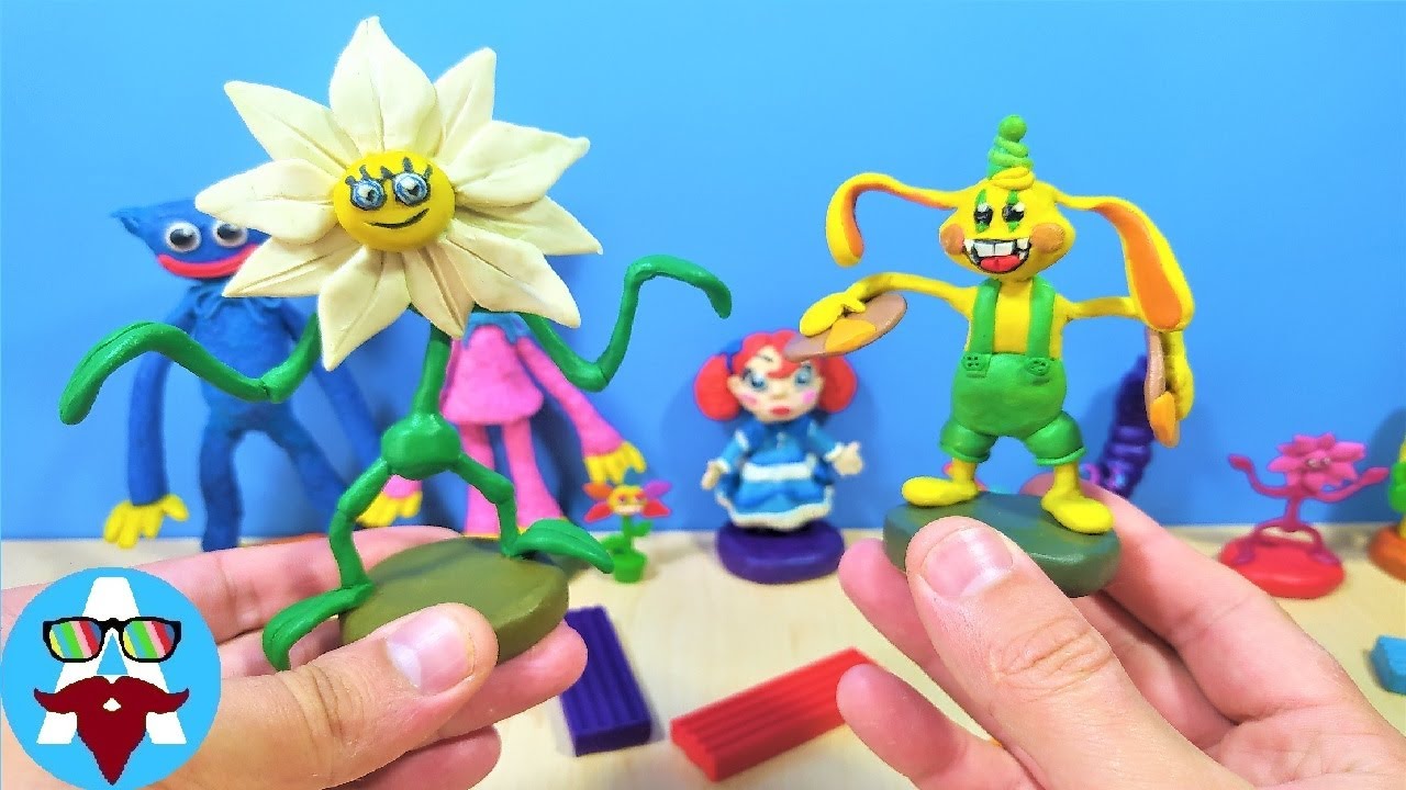 ЦВЕТОЧЕК ДЕЙЗИ И КРОЛИК БОНЗО | Poppy PlayTime Часть 2 | AVIPI ЛЕПКА из пластилина смотреть онлайн