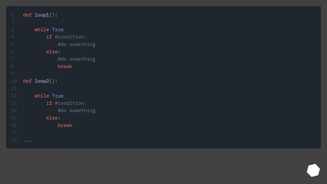 Go back to a broken loop in python смотреть онлайн