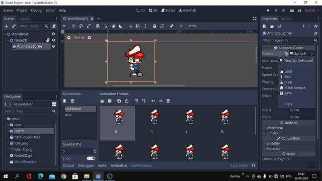 Create Simple animation with individual png in Godot || SIDDHU BRO || 2021 смотреть онлайн