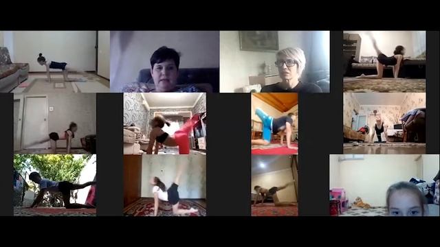 Онлайн-тренировка акробатов смотреть онлайн