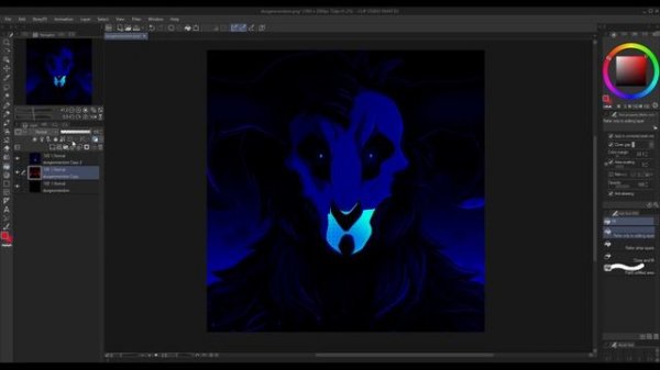 Glitch effect tutorial (Clip Studio Paint)